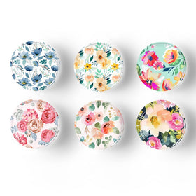 Poitvd crystal flower magnet brightens kitchen decor while holding notes