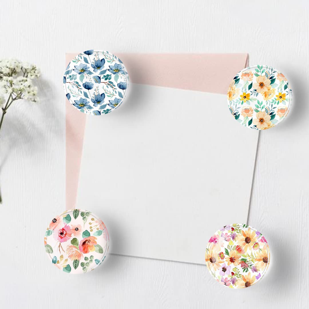 Poitvd fridge magnet flowers art strengthens organization on metal surfaces