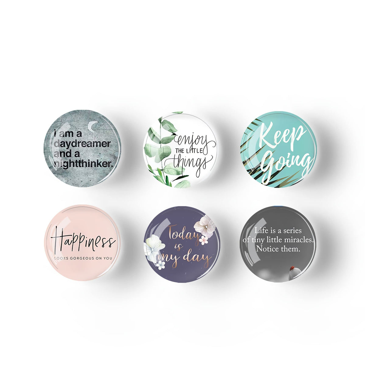 Poitvd motivational fridge magnet art to inspire daily reminders