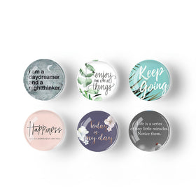 Poitvd motivational fridge magnet art to inspire daily reminders