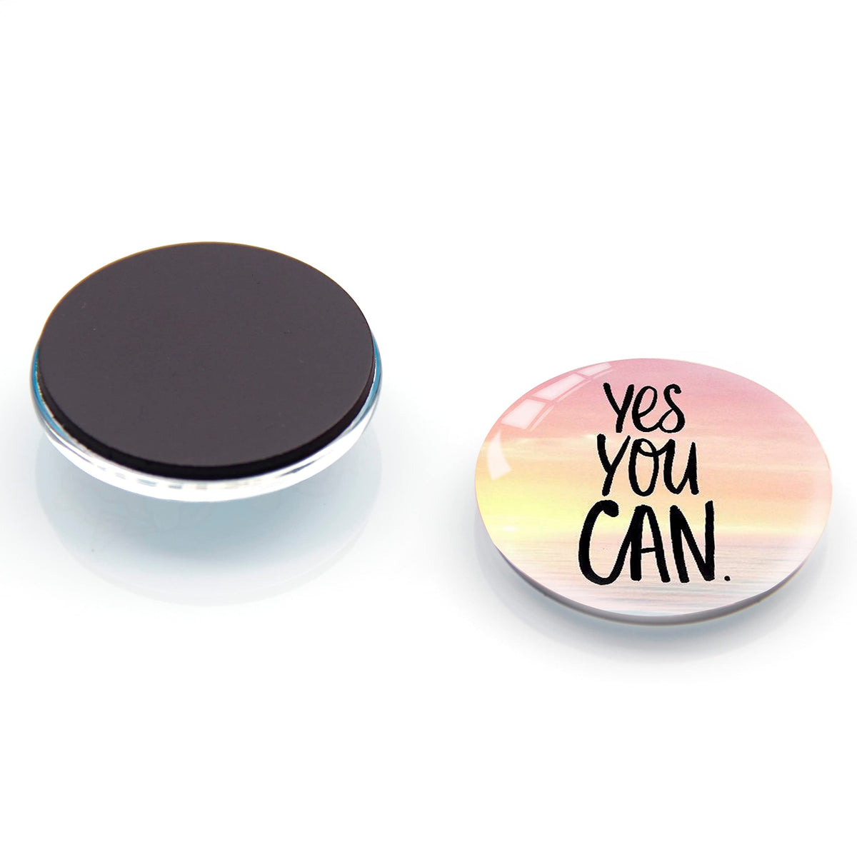 Poitvd scratch-free fridge magnet surface protects surfaces while decorating