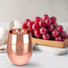 POJOOY 18oz capacity supports red, white, or rosé for generous pours.
