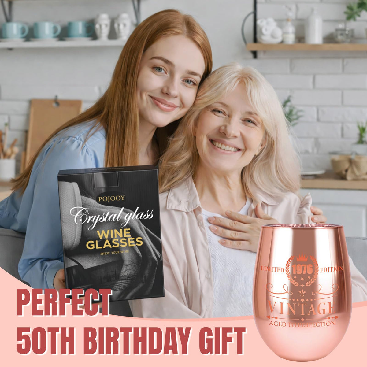 POJOOY BPA/lead-free crystal supports safe sipping and everyday elegance.