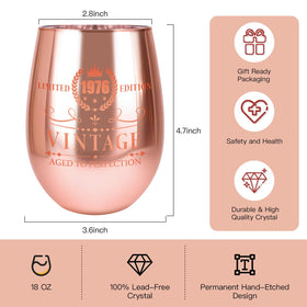 POJOOY elegant 50th birthday gift for moms, wives, sisters, or friends.