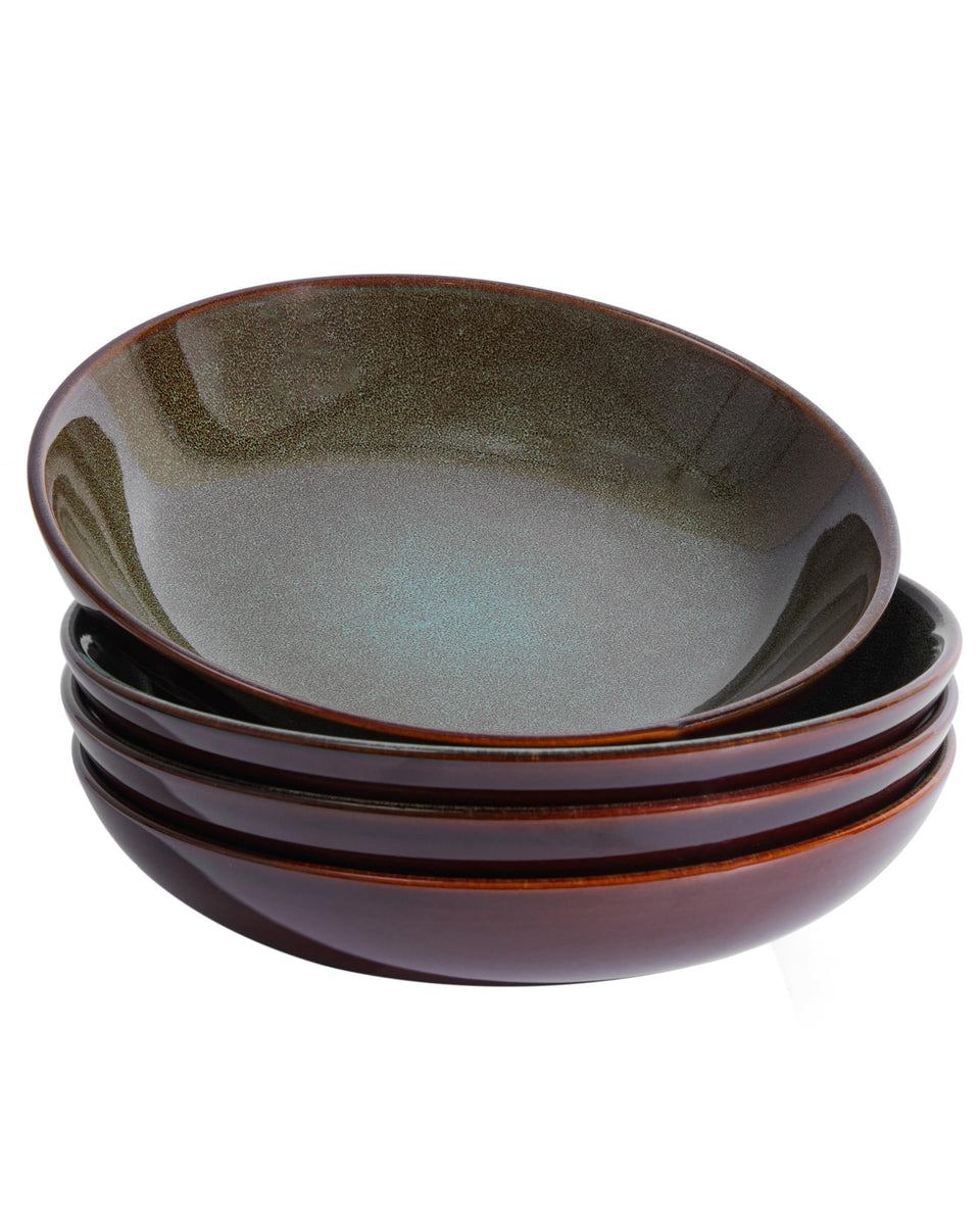Pokini pasta bowls 8.75 inches, ideal for generous pasta servings.