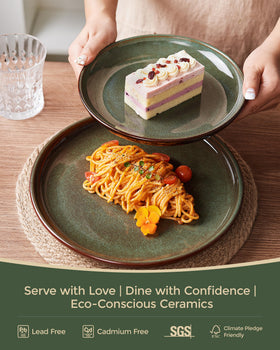 Pokini microwave and dishwasher safe dinnerware for easy daily use.