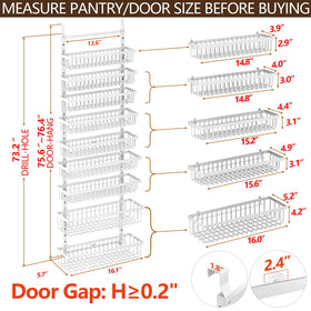 POKIPO door behind-the-door storage solution reducing cabinet clutter