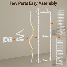 POKIPO easy-folding assembly with one-piece accessory design