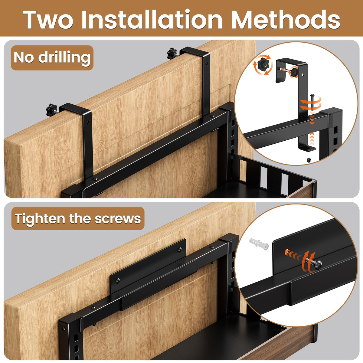 POKIPO over-door hanger with adjustable hooks for doors 0.8–1.9 inches thick