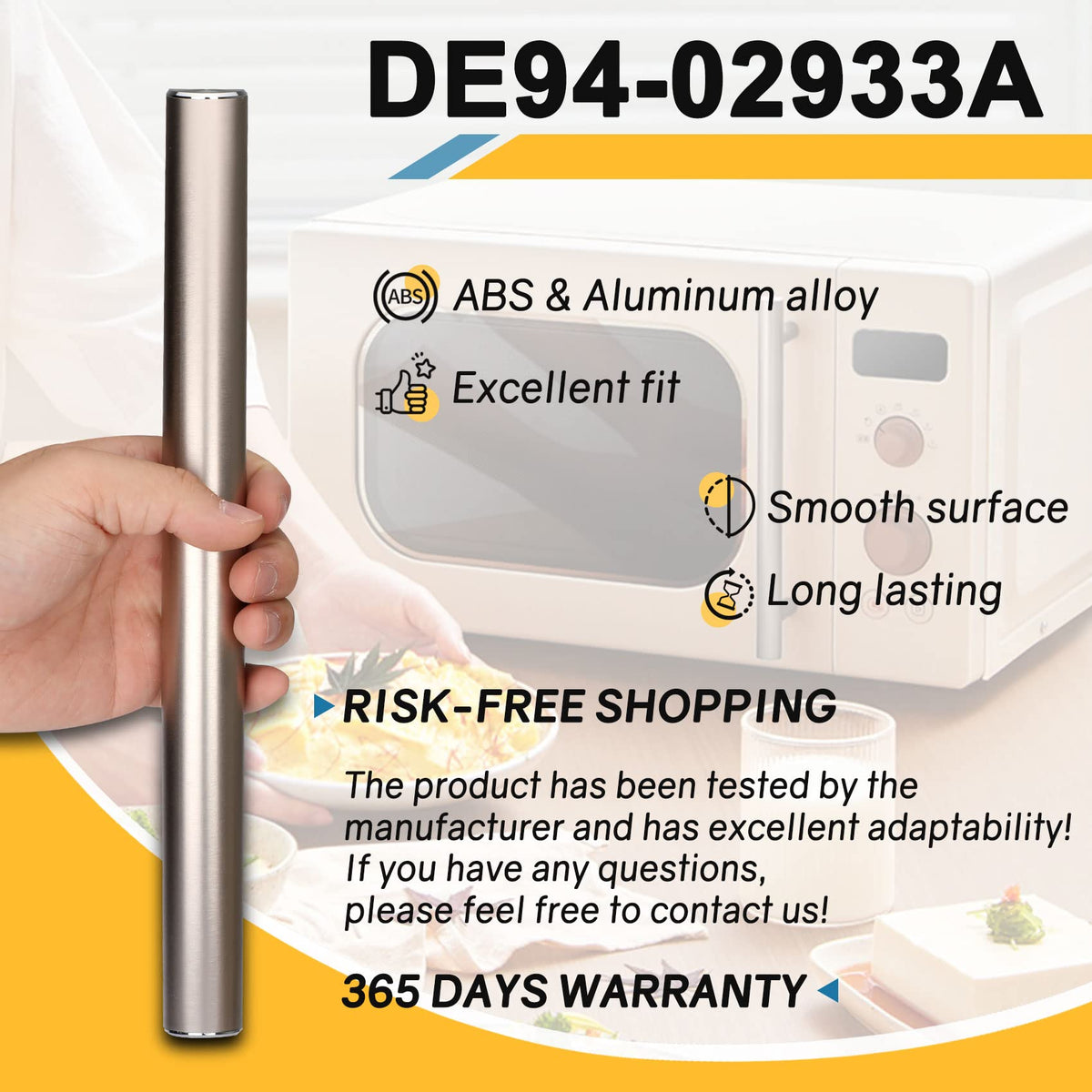 Polerden SMH1816S door handle; strong metal build ensures long-lasting use