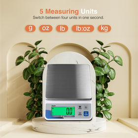 POLIT KT-66 scale with stainless steel top for easy cleaning