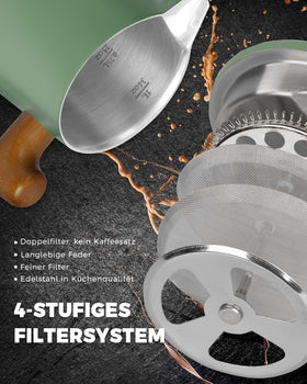 POLIVIAR stainless steel finish emphasizes durability and style
