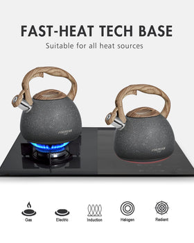 POLIVIAR Tea Kettle pouring action with smooth controlled pour