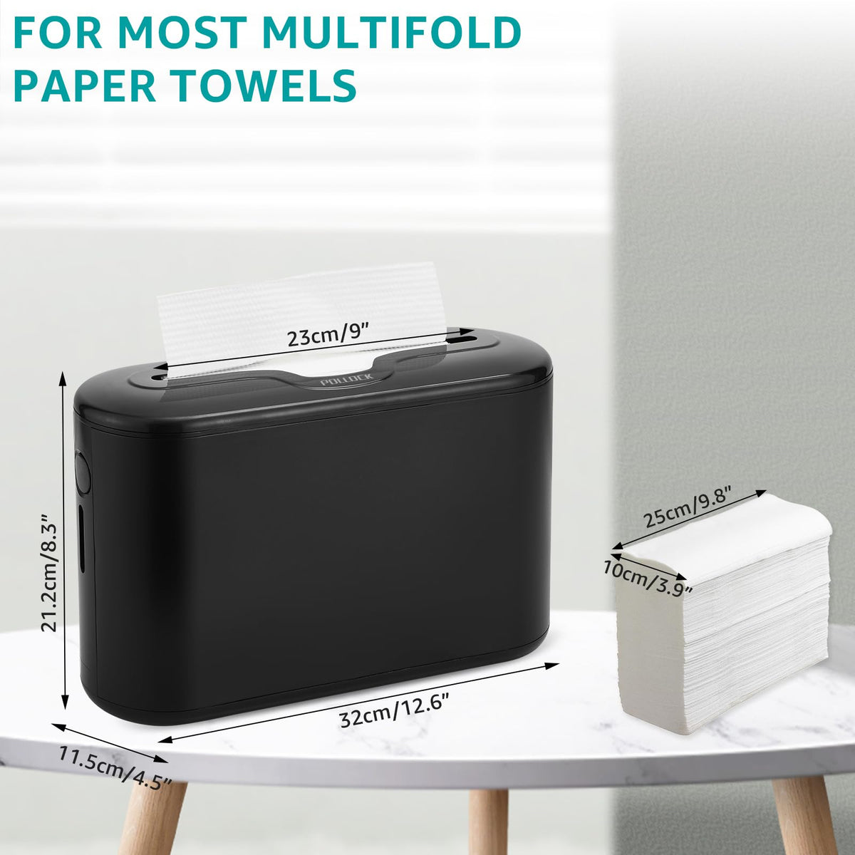 Pollock ABS material close-up reveals a durable, waterproof surface