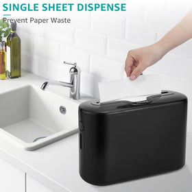 Pollock white/black dispenser with sleek, modern design