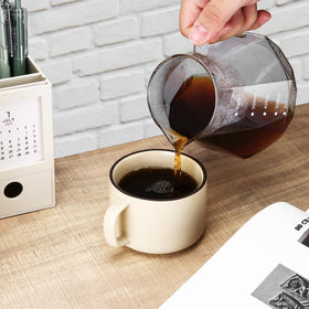 Polydremio glass lid for carafe helps keep coffee fresh in the fridge