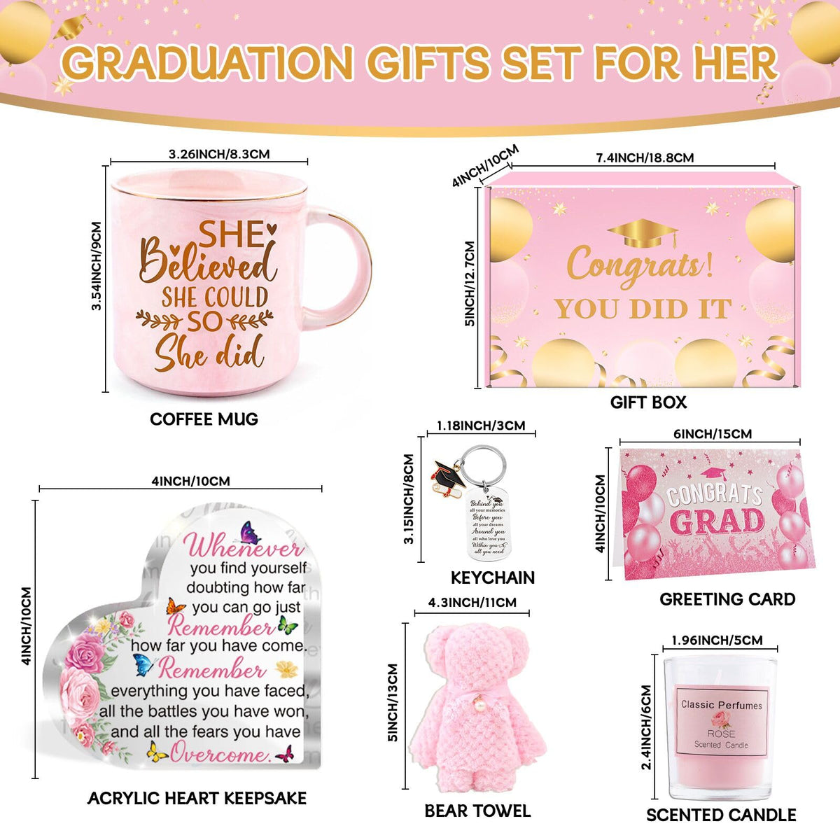 Pongime graduation keychain as a keepsake and reminder
