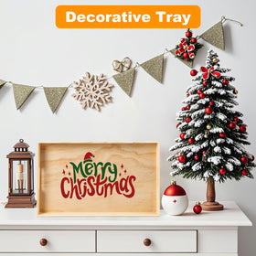 PONGJA wood tray invites DIY projects, signs, and art displays.