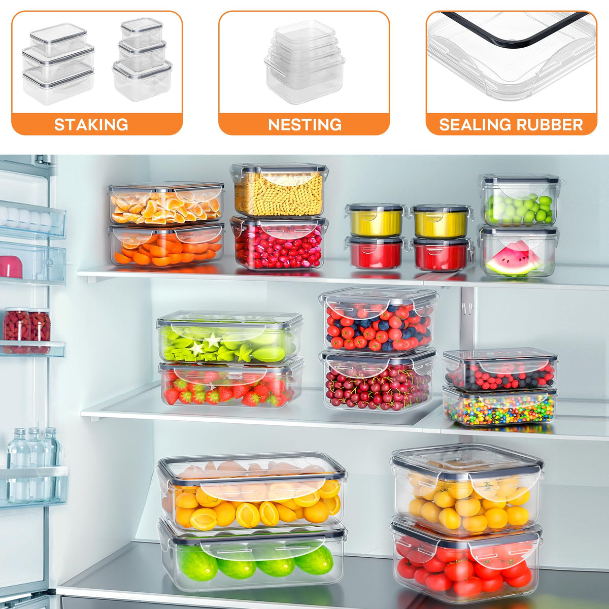 Pony crossing the river airtight seal demonstrates long-lasting freshness for fridge and freezer storage.