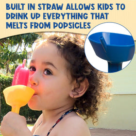 Pop No Drop sticks-compatible holders secure popsicles for mess-free enjoyment.