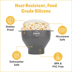 POPCO silicone material highlights heat resistance and safety.