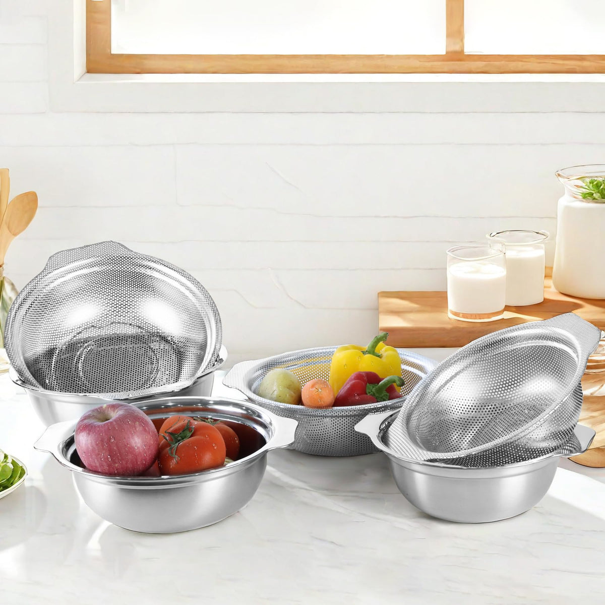 POPGRADE three-size set offers 2.5qt, 3.5qt, and 4.5qt options