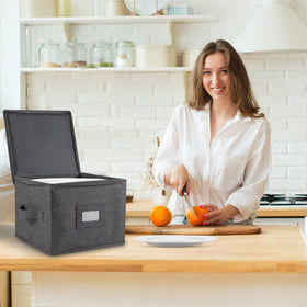 Popoly storage container lid shows dustproof protection for contents during storage