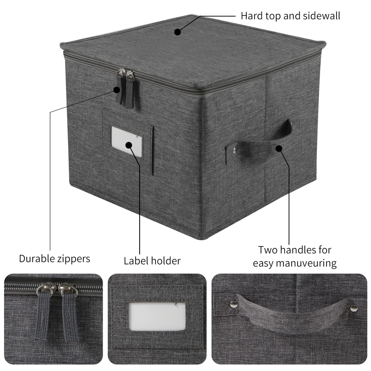 Popoly dishware organizer highlights 12 felt dividers to prevent chips and scratches