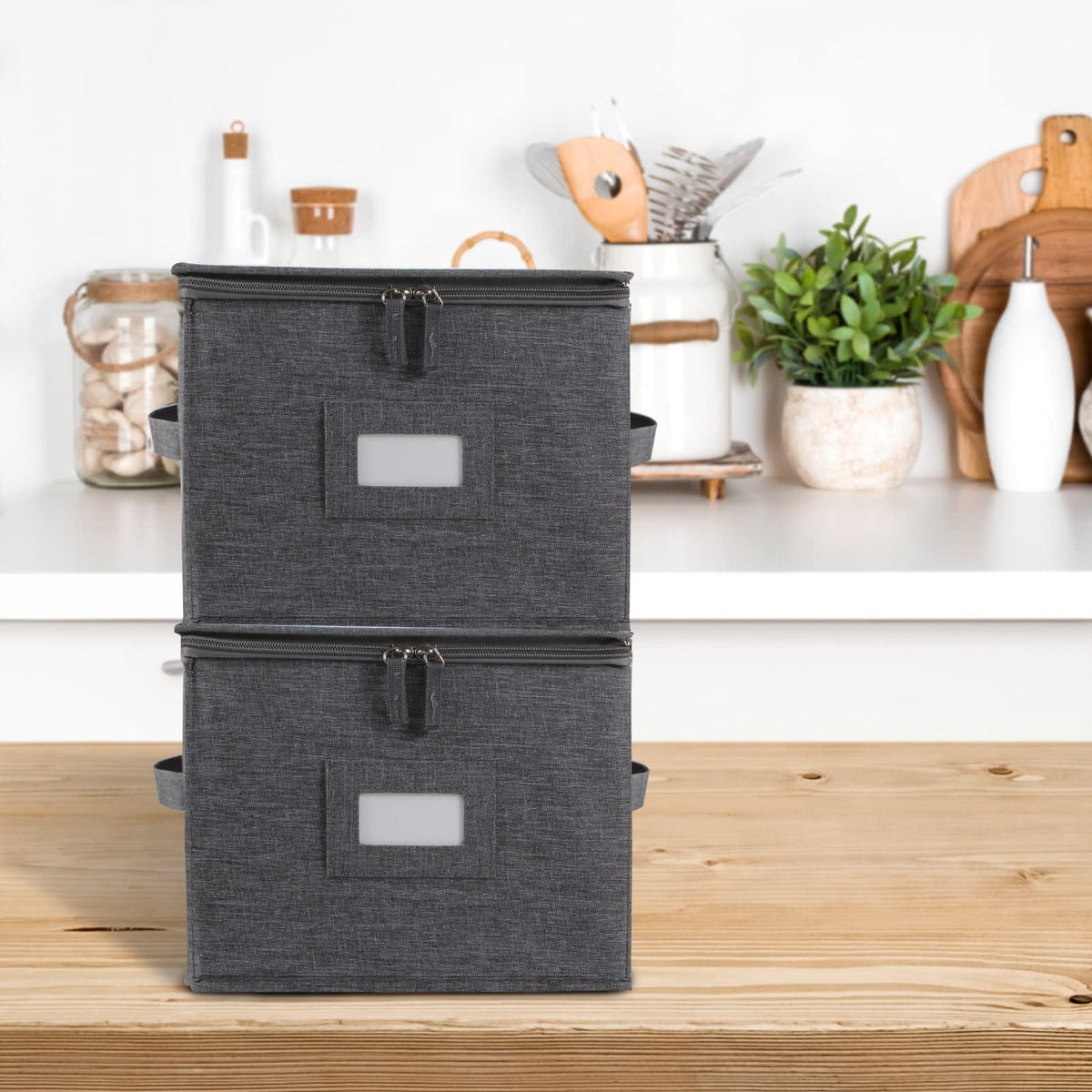 Popoly storage case with reinforced handles helps carry up to 25 lbs safely