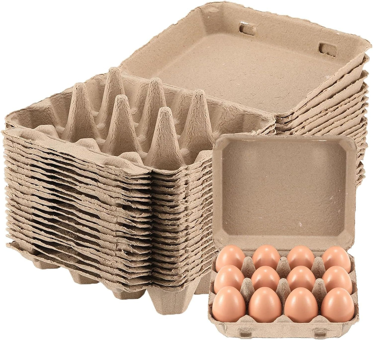 Poreids stackable cartons save space in fridge and storage areas.