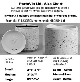Porta Via lid fits popular brands like Yeti and Ember when sized correctly