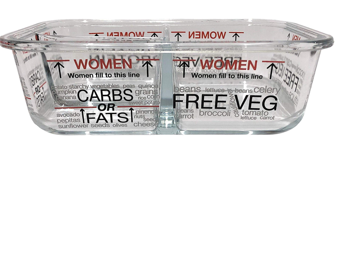 Portion Perfection dishwasher-safe glass containers with top-rack safe lids for easy cleaning