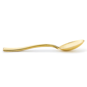 Posh Setting tasting spoon in gold, perfect for samples.