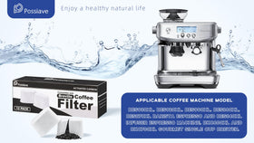 Possiave filter in Breville machines demonstrates smoother water flow for potential flavor lift.