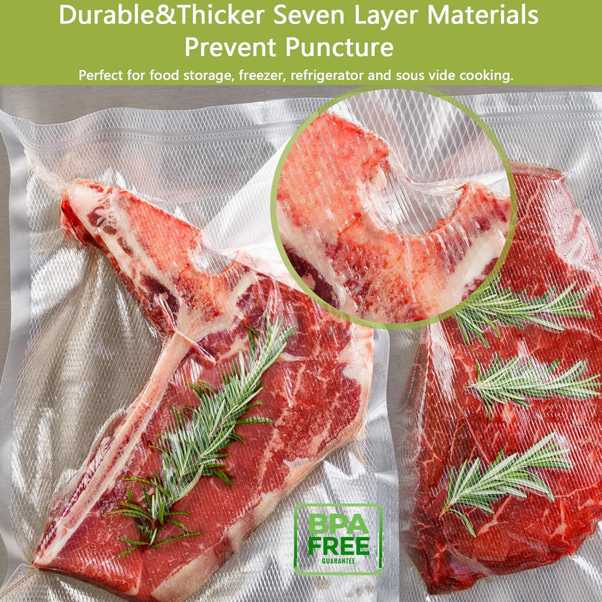 Potane 8x20 freezer-burn protection ensuring longer-lasting frozen ingredients.
