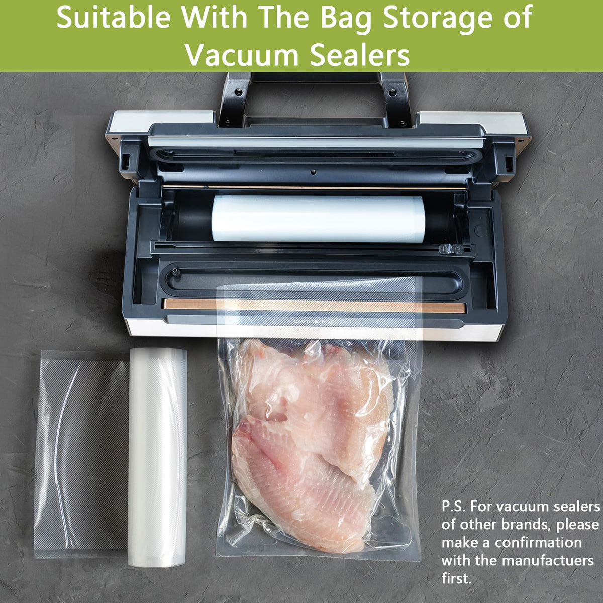 Potane 8x20 suitable for meal-prep and sous vide storage.
