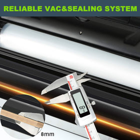 Potane Precision Vacuum Machine includes bag rolls for long sealing sessions.