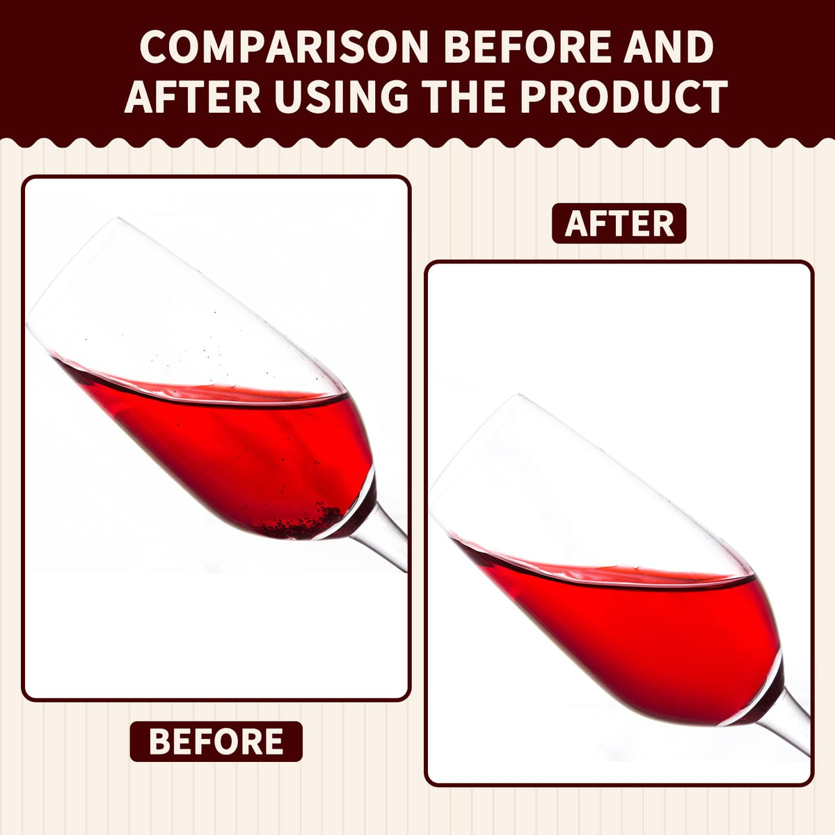 Potchen dishwasher-safe wine funnel for quick cleaning after use
