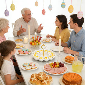 Potchen party-ready deviled egg tray ideal for Easter and Thanksgiving gatherings