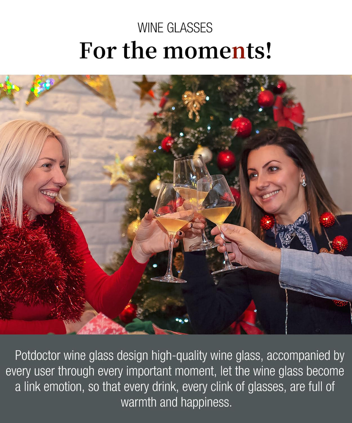 Potdoctor home-bar stemware great for parties and special occasions.