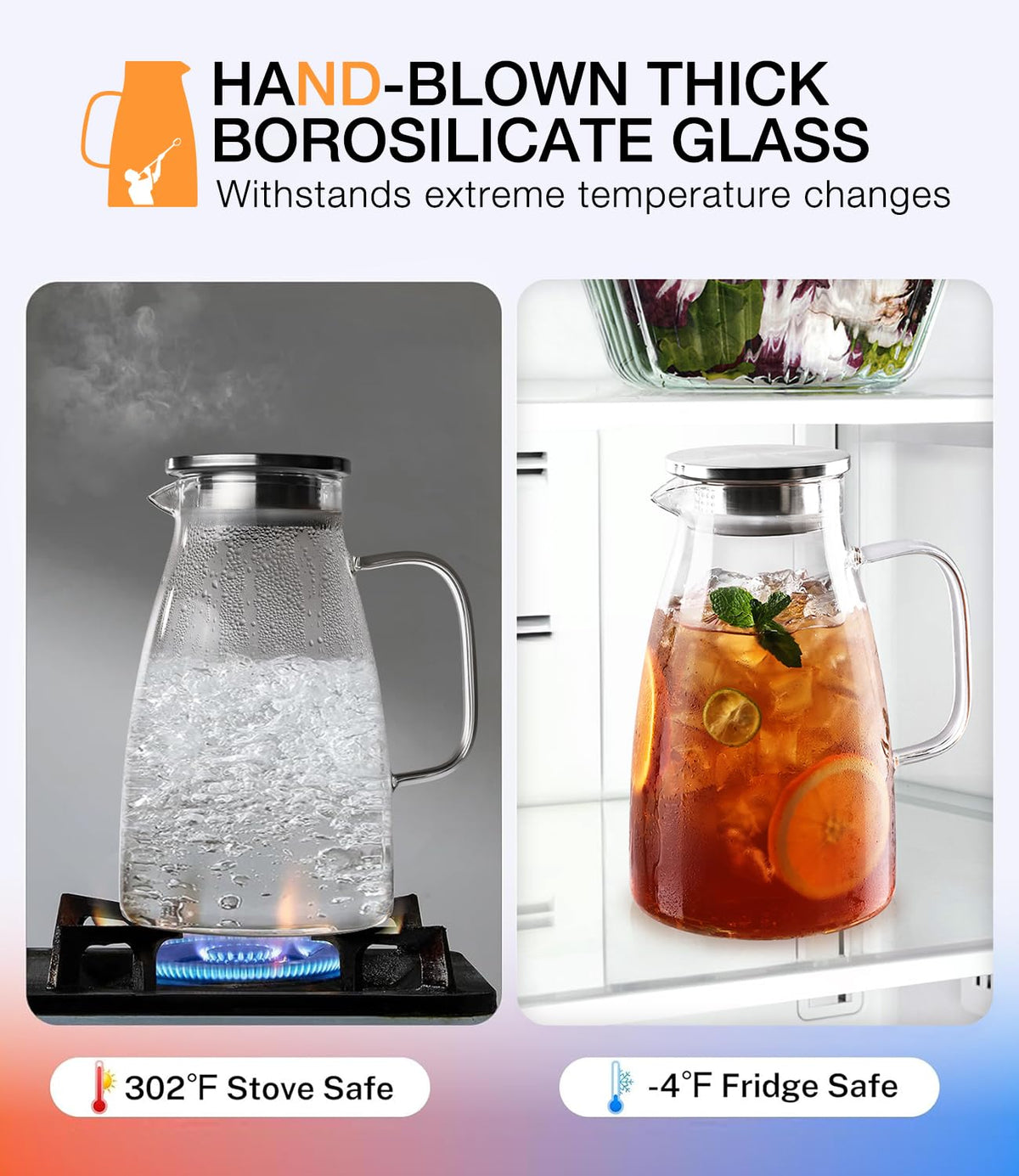 Potdoctor pitcher designed for fridge storage and ready-to-serve drinks.