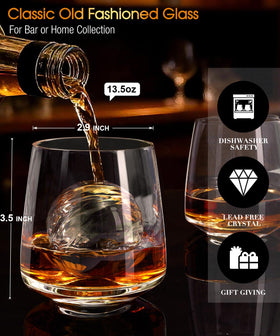 Potdoctor crystal clarity highlights whiskey color and aroma.
