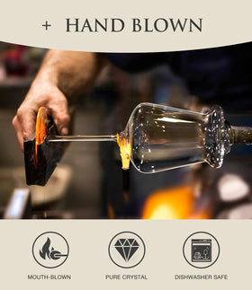 Potdoctor dishwasher-safe stemware for easy daily use.