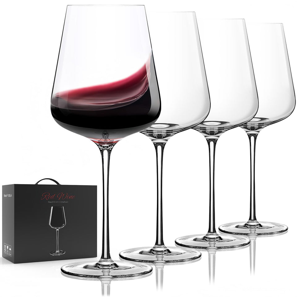 Potdoctor hand-blown 17 oz wine glass for refined tasting experiences.