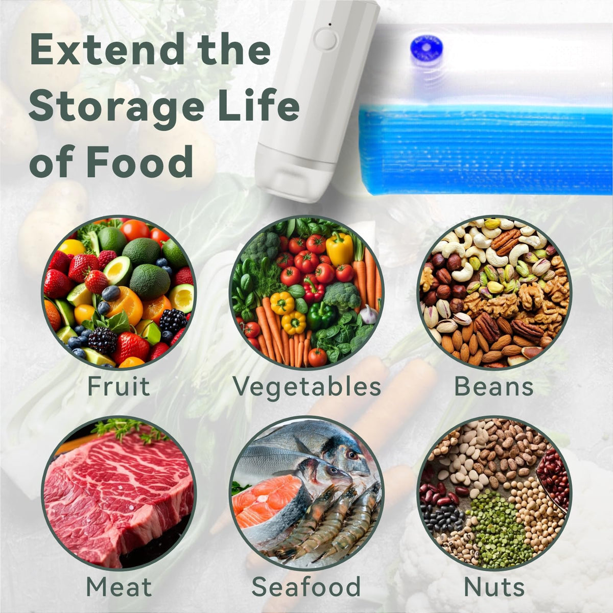 PotteryBag keeps meals organized for meal prep and fridge storage.