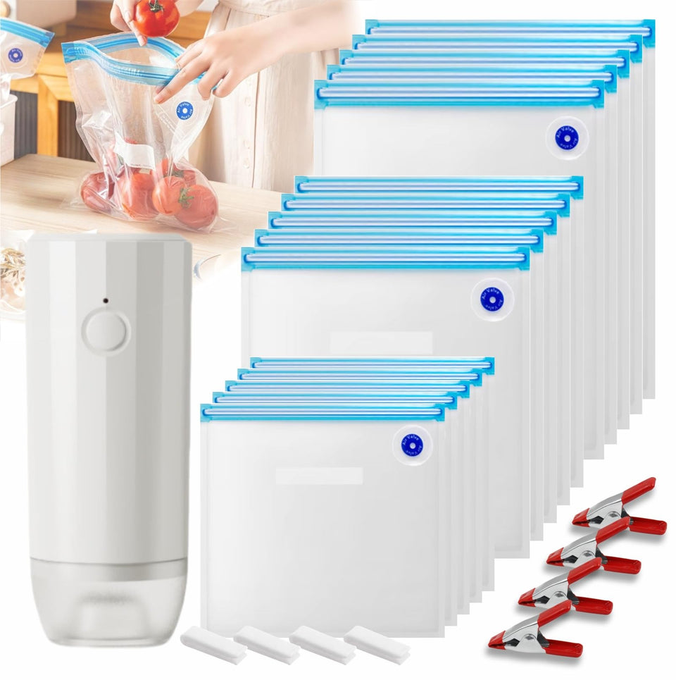 PotteryBag sous vide bags set of 30 offers durable, reusable packaging for meal prep and freshness.