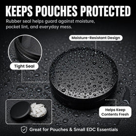 Pouch Pack easy-open seal emphasizes quick access while keeping items secure.