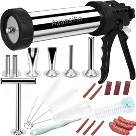 Pousutong jerky gun barrel and nozzle set for varied shapes