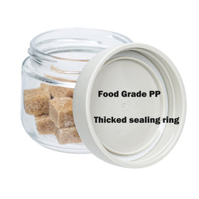 Povinmos BPA-free glass construction resists odors and stains for repeated use.