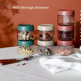 Povinmos condiment dressing jar for sauces and dips.